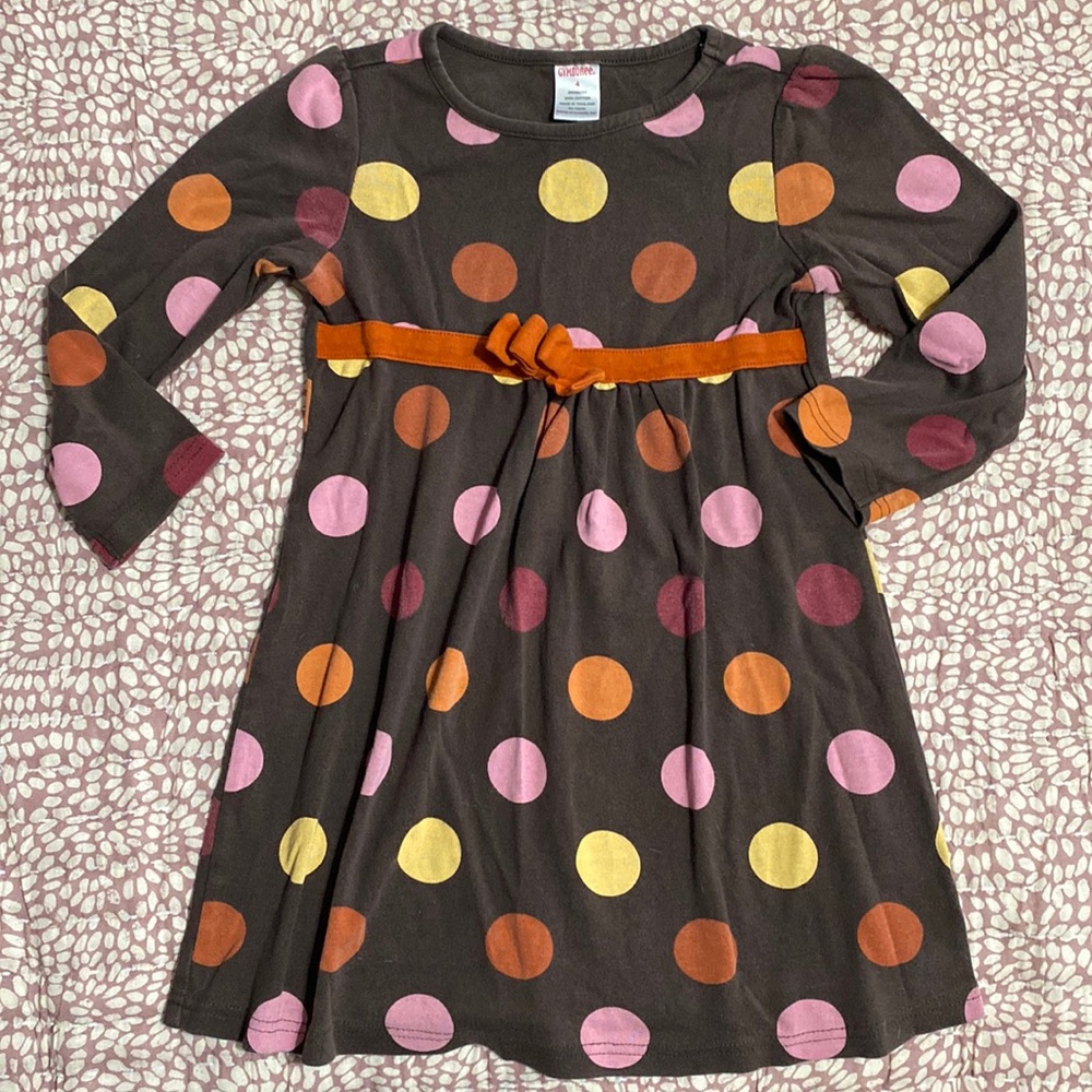 100% cotton polka dotted Gymboree dress